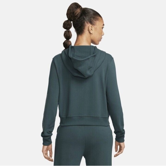 Nike Women Dri-FIT One French Terry Graphic Hoodie&high waisted 7/8 joggers set - Picture 3 of 16